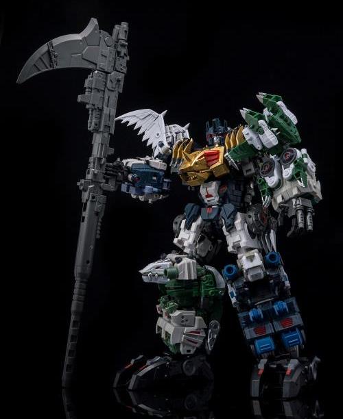 Lost Exo-Realm Saurus Ryu-oh Dinoking Combiner Boxset Official